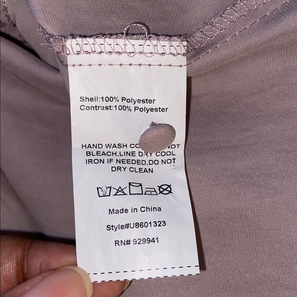 Suzanne Betro Blush Pink Long Sleeve Open Oversized Coverup Plus Size Large - Picture 6 of 6